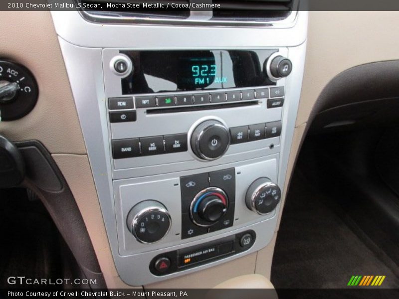 Mocha Steel Metallic / Cocoa/Cashmere 2010 Chevrolet Malibu LS Sedan