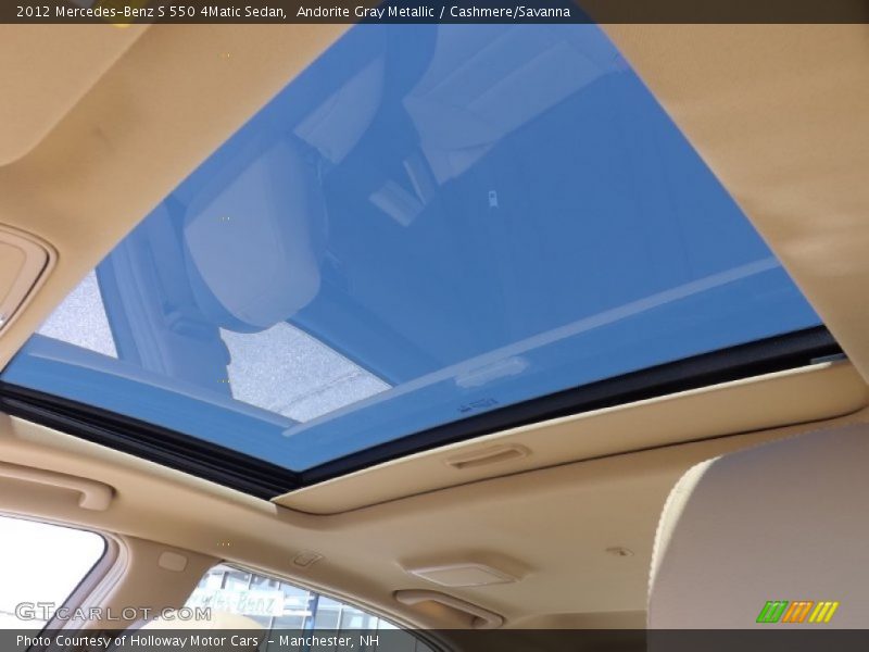 Andorite Gray Metallic / Cashmere/Savanna 2012 Mercedes-Benz S 550 4Matic Sedan