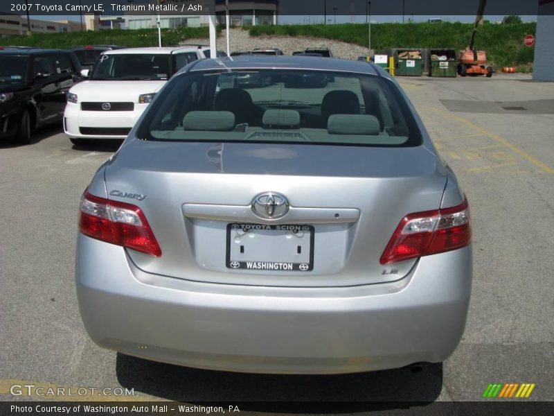 Titanium Metallic / Ash 2007 Toyota Camry LE