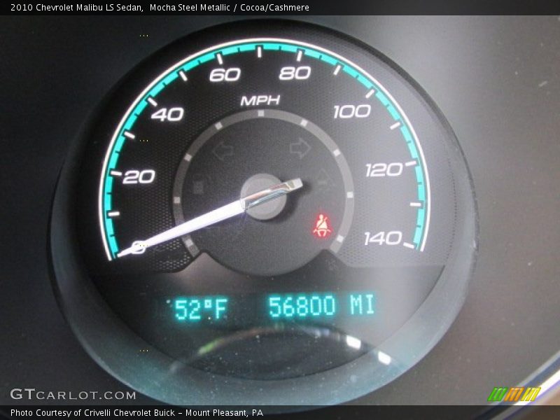 Mocha Steel Metallic / Cocoa/Cashmere 2010 Chevrolet Malibu LS Sedan