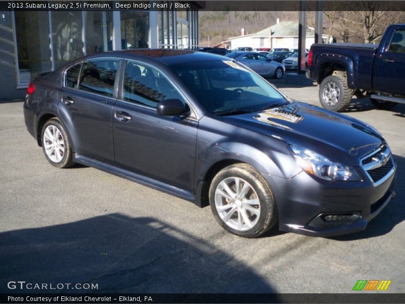 Deep Indigo Pearl / Black 2013 Subaru Legacy 2.5i Premium