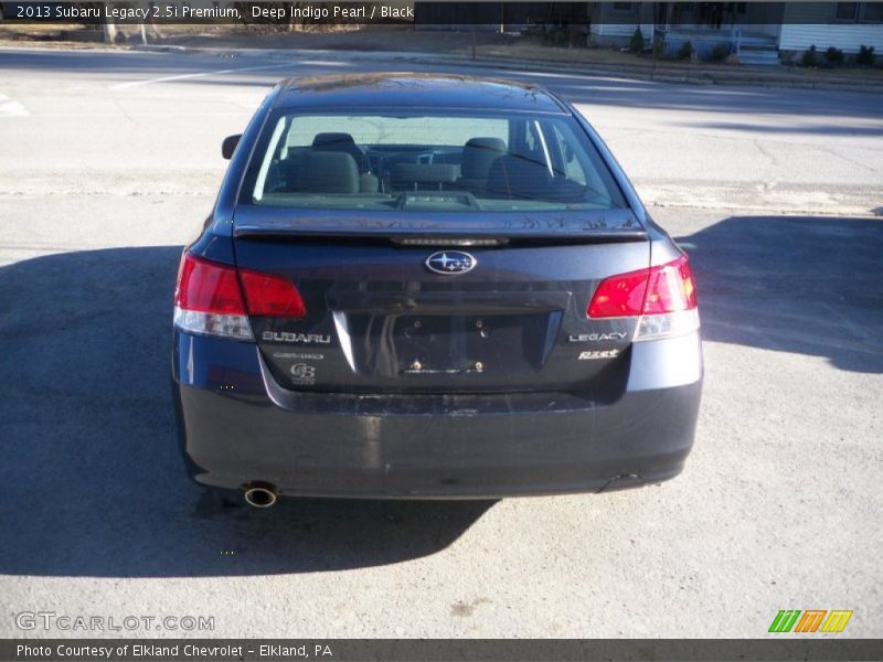 Deep Indigo Pearl / Black 2013 Subaru Legacy 2.5i Premium