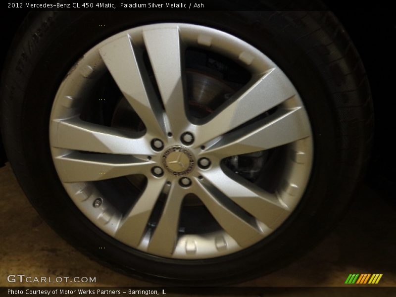 Paladium Silver Metallic / Ash 2012 Mercedes-Benz GL 450 4Matic