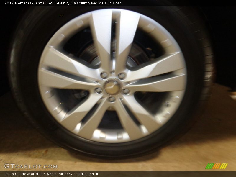 Paladium Silver Metallic / Ash 2012 Mercedes-Benz GL 450 4Matic