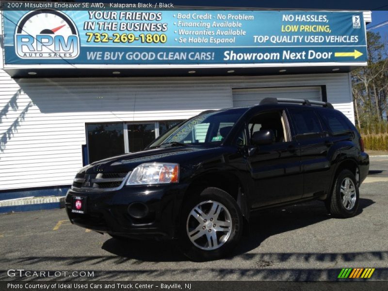 Kalapana Black / Black 2007 Mitsubishi Endeavor SE AWD