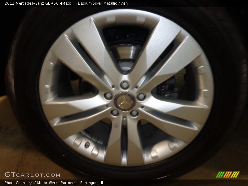 Paladium Silver Metallic / Ash 2012 Mercedes-Benz GL 450 4Matic