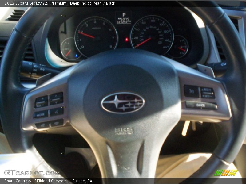 Deep Indigo Pearl / Black 2013 Subaru Legacy 2.5i Premium