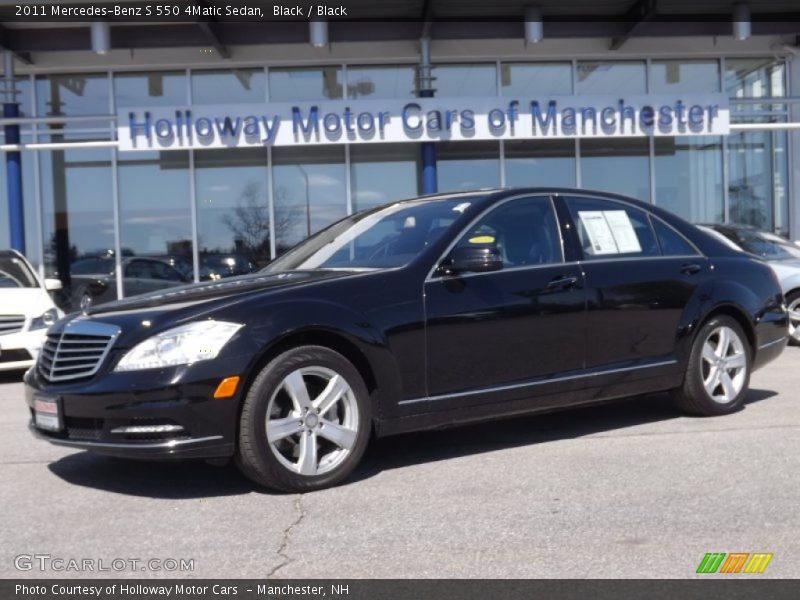 Black / Black 2011 Mercedes-Benz S 550 4Matic Sedan