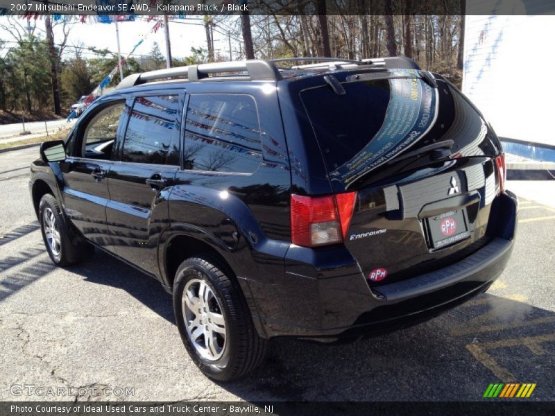 Kalapana Black / Black 2007 Mitsubishi Endeavor SE AWD