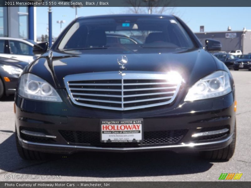 Black / Black 2011 Mercedes-Benz S 550 4Matic Sedan