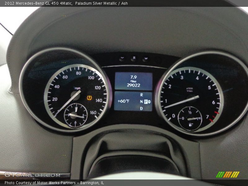 Paladium Silver Metallic / Ash 2012 Mercedes-Benz GL 450 4Matic