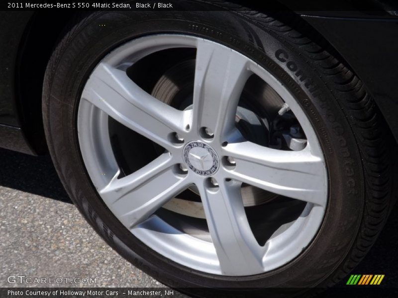Black / Black 2011 Mercedes-Benz S 550 4Matic Sedan