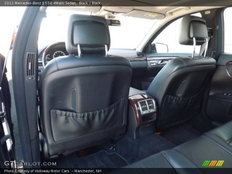 Black / Black 2011 Mercedes-Benz S 550 4Matic Sedan