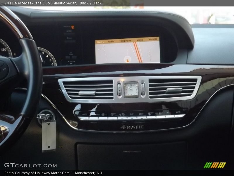Black / Black 2011 Mercedes-Benz S 550 4Matic Sedan