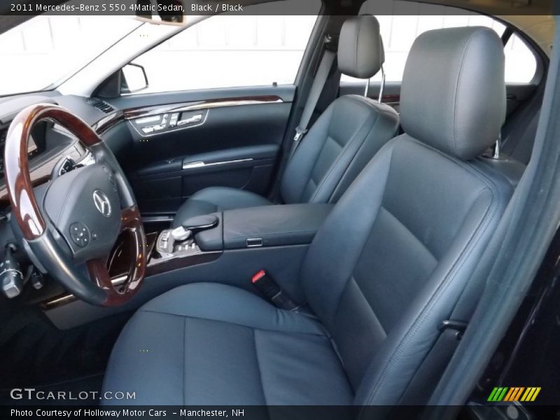 Black / Black 2011 Mercedes-Benz S 550 4Matic Sedan