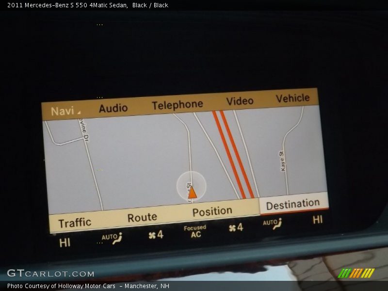 Black / Black 2011 Mercedes-Benz S 550 4Matic Sedan