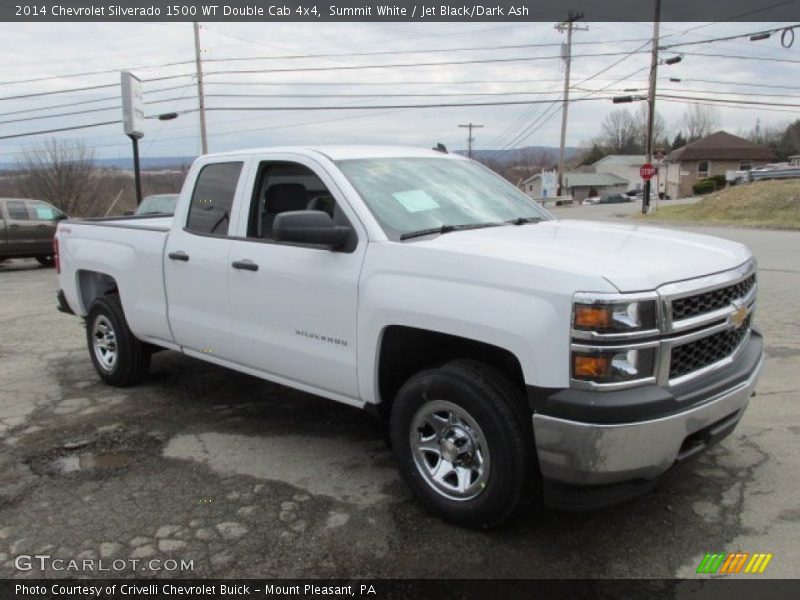 Front 3/4 View of 2014 Silverado 1500 WT Double Cab 4x4