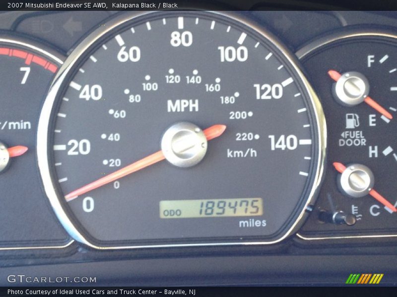 Kalapana Black / Black 2007 Mitsubishi Endeavor SE AWD