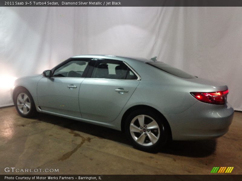 Diamond Silver Metallic / Jet Black 2011 Saab 9-5 Turbo4 Sedan