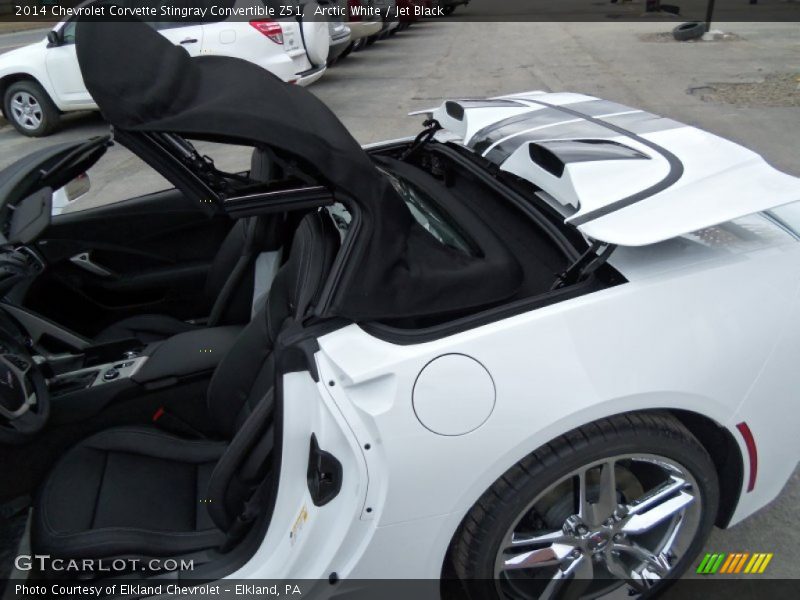 Arctic White / Jet Black 2014 Chevrolet Corvette Stingray Convertible Z51