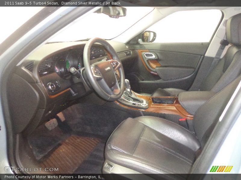 Diamond Silver Metallic / Jet Black 2011 Saab 9-5 Turbo4 Sedan