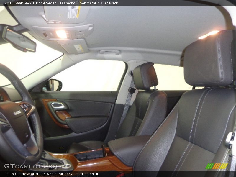 Diamond Silver Metallic / Jet Black 2011 Saab 9-5 Turbo4 Sedan