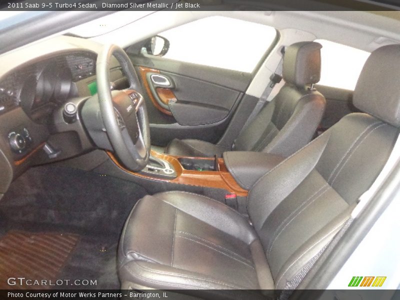 Diamond Silver Metallic / Jet Black 2011 Saab 9-5 Turbo4 Sedan