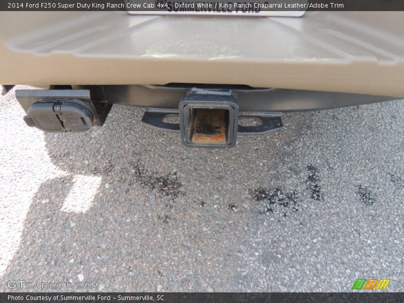 Oxford White / King Ranch Chaparral Leather/Adobe Trim 2014 Ford F250 Super Duty King Ranch Crew Cab 4x4