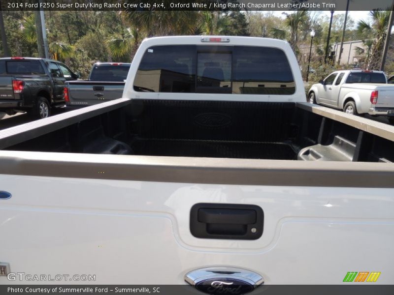 Oxford White / King Ranch Chaparral Leather/Adobe Trim 2014 Ford F250 Super Duty King Ranch Crew Cab 4x4