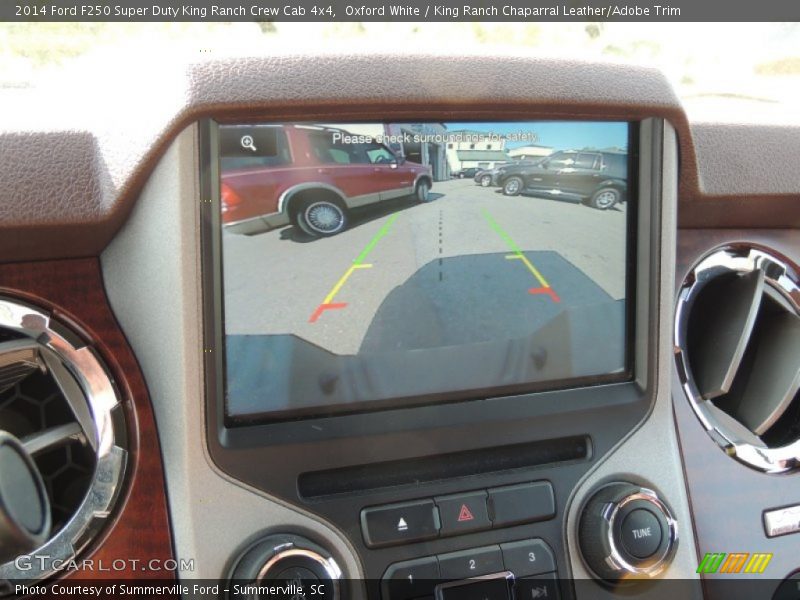 Oxford White / King Ranch Chaparral Leather/Adobe Trim 2014 Ford F250 Super Duty King Ranch Crew Cab 4x4
