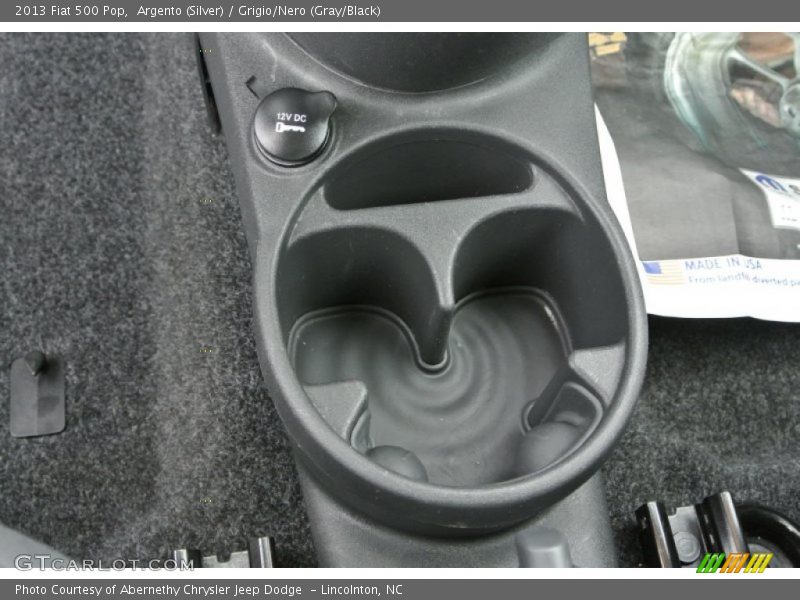 Argento (Silver) / Grigio/Nero (Gray/Black) 2013 Fiat 500 Pop