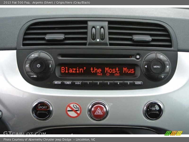 Argento (Silver) / Grigio/Nero (Gray/Black) 2013 Fiat 500 Pop