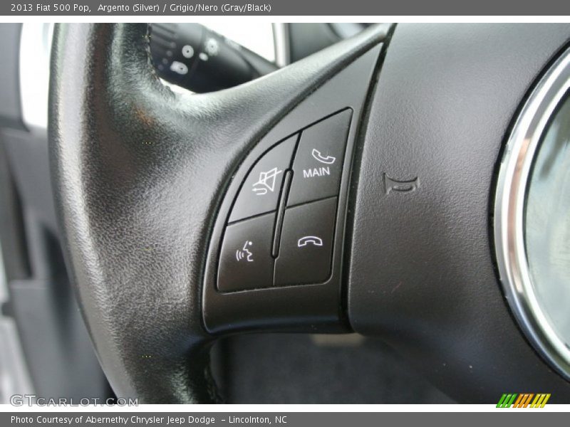 Argento (Silver) / Grigio/Nero (Gray/Black) 2013 Fiat 500 Pop
