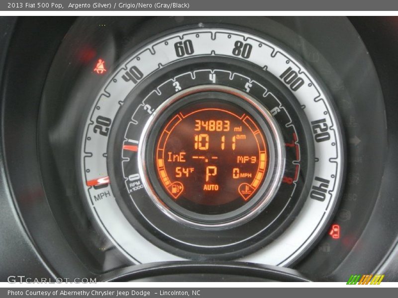 Argento (Silver) / Grigio/Nero (Gray/Black) 2013 Fiat 500 Pop