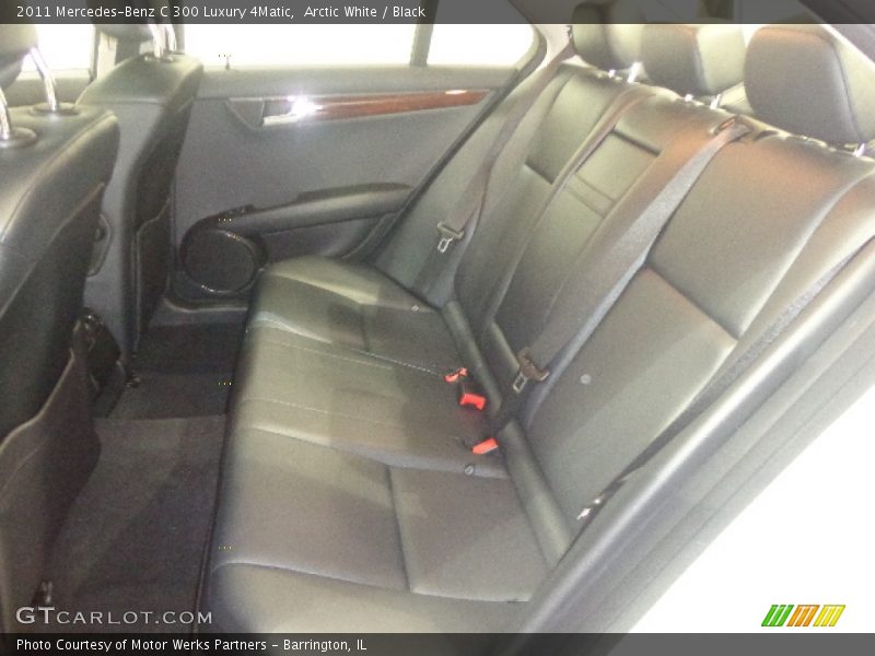 Arctic White / Black 2011 Mercedes-Benz C 300 Luxury 4Matic
