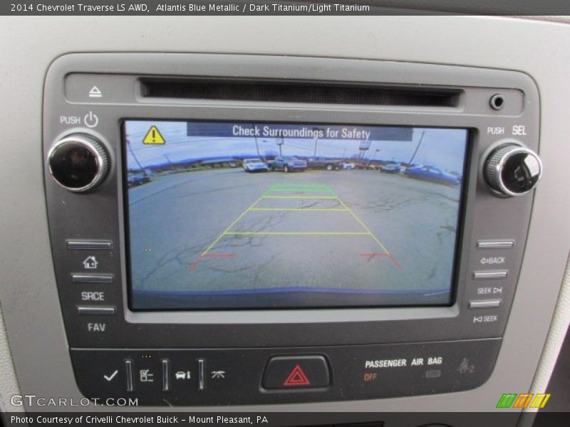Atlantis Blue Metallic / Dark Titanium/Light Titanium 2014 Chevrolet Traverse LS AWD