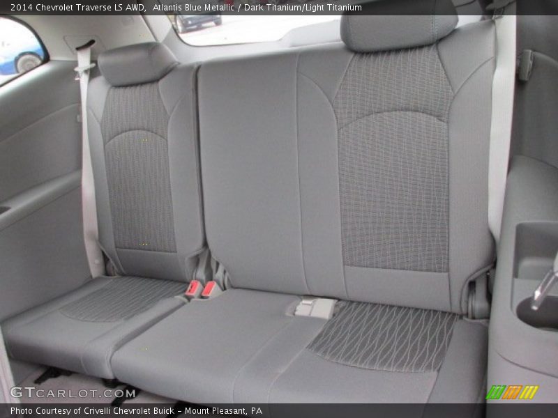 Atlantis Blue Metallic / Dark Titanium/Light Titanium 2014 Chevrolet Traverse LS AWD