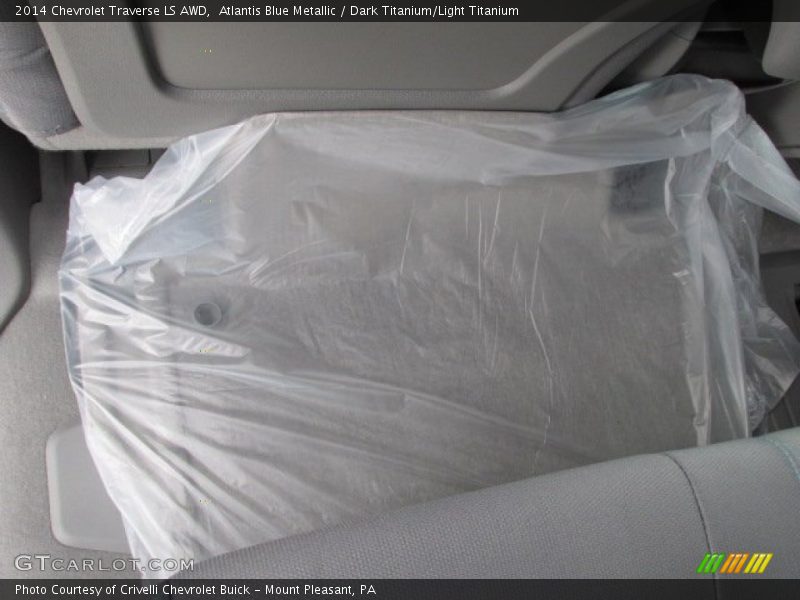 Atlantis Blue Metallic / Dark Titanium/Light Titanium 2014 Chevrolet Traverse LS AWD