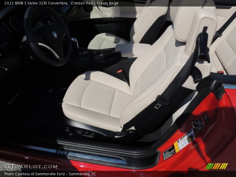 Crimson Red / Cream Beige 2013 BMW 3 Series 328i Convertible