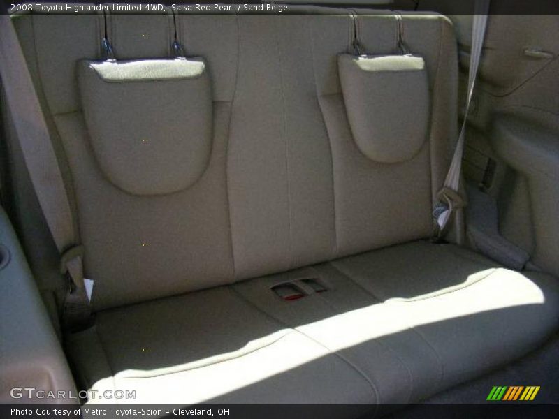 Salsa Red Pearl / Sand Beige 2008 Toyota Highlander Limited 4WD
