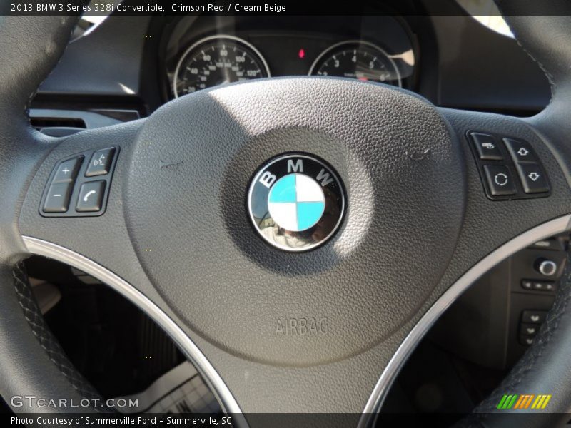 Crimson Red / Cream Beige 2013 BMW 3 Series 328i Convertible
