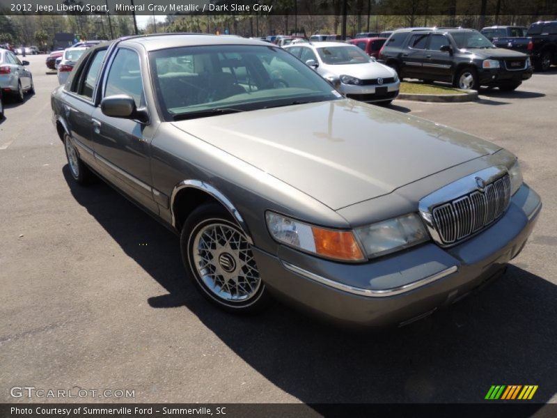 Mineral Gray Metallic / Dark Slate Gray 2012 Jeep Liberty Sport