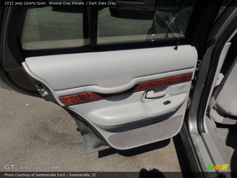 Mineral Gray Metallic / Dark Slate Gray 2012 Jeep Liberty Sport