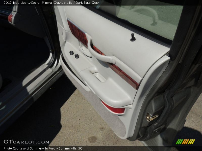 Mineral Gray Metallic / Dark Slate Gray 2012 Jeep Liberty Sport