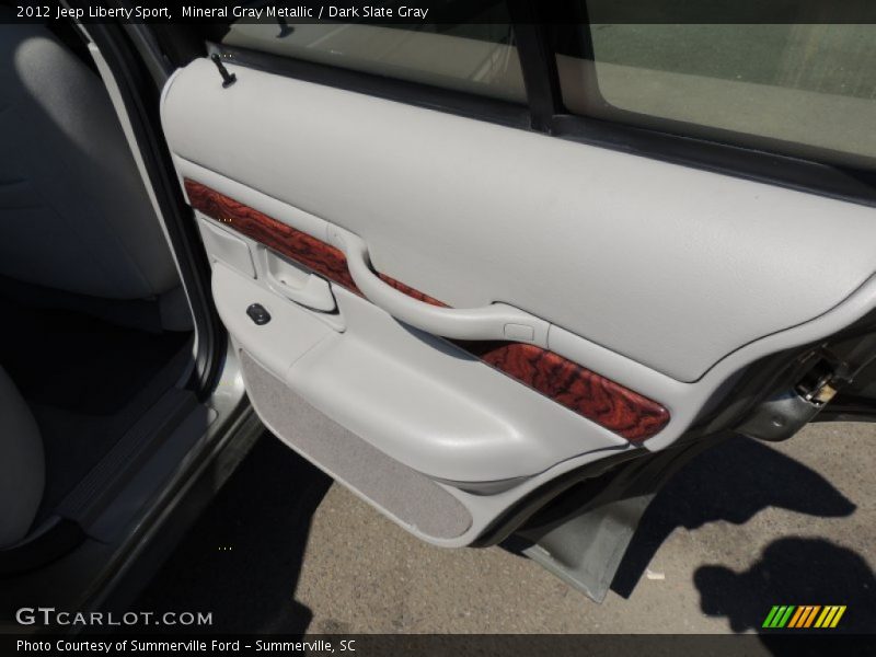 Mineral Gray Metallic / Dark Slate Gray 2012 Jeep Liberty Sport