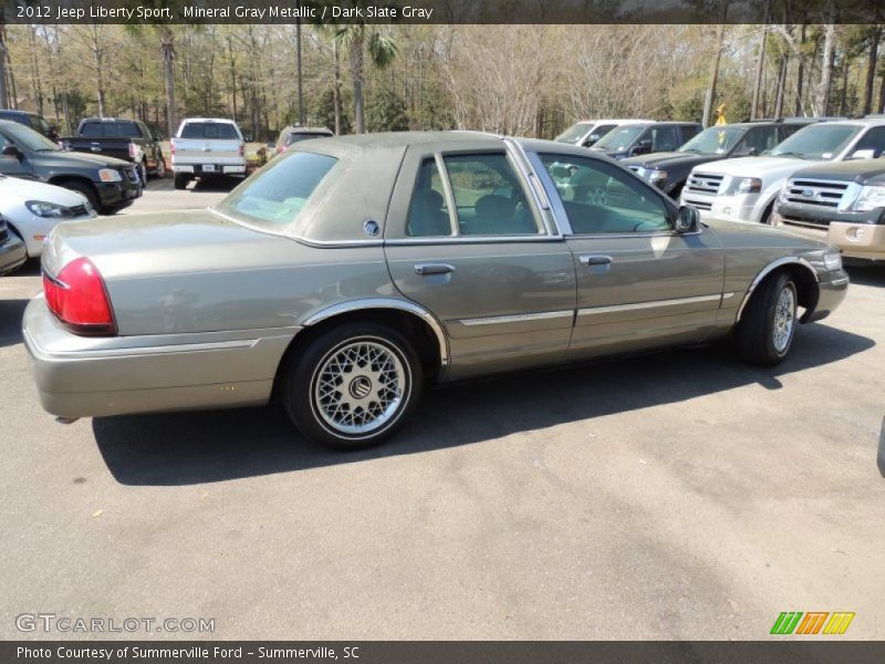 Mineral Gray Metallic / Dark Slate Gray 2012 Jeep Liberty Sport
