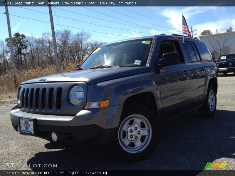 Mineral Gray Metallic / Dark Slate Gray/Light Pebble 2011 Jeep Patriot Sport