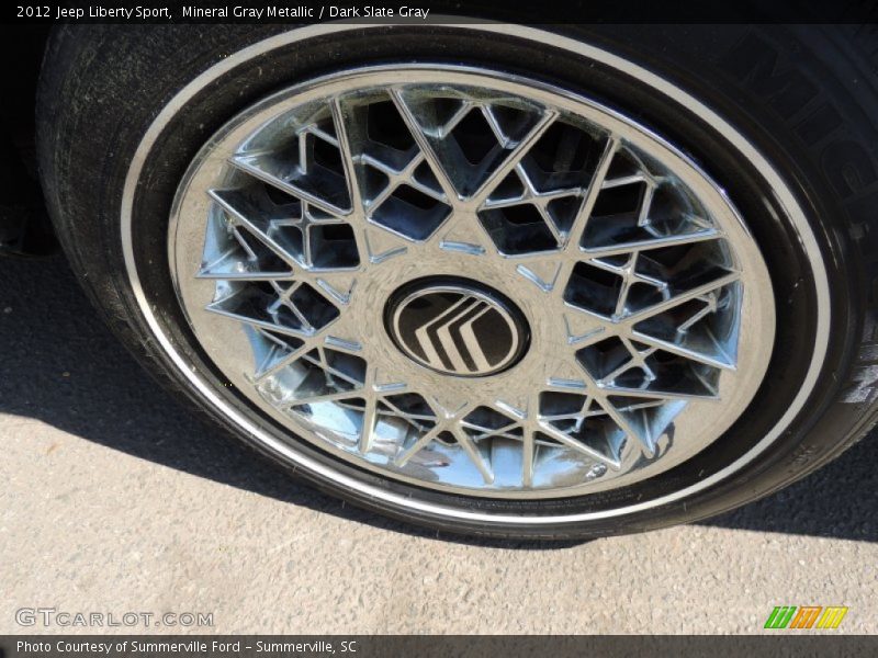 Mineral Gray Metallic / Dark Slate Gray 2012 Jeep Liberty Sport