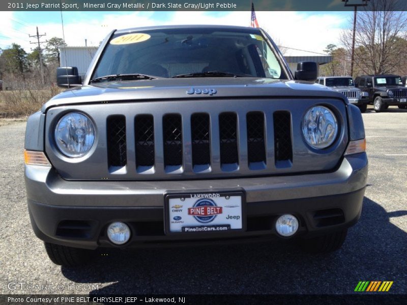 Mineral Gray Metallic / Dark Slate Gray/Light Pebble 2011 Jeep Patriot Sport
