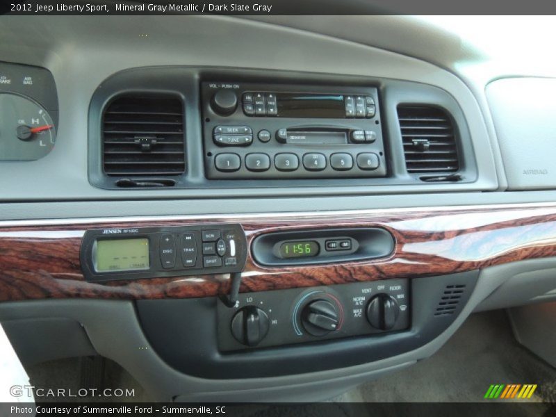 Mineral Gray Metallic / Dark Slate Gray 2012 Jeep Liberty Sport